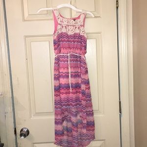 kids pink dress